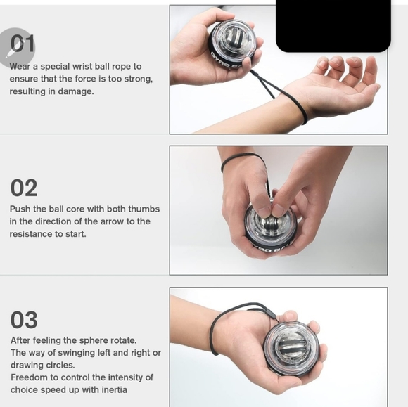 😎Wrist ball to strengthen your hands - Picture 3 of 7